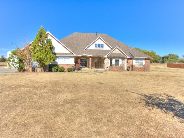 Image for 5861 Whispering Lakes Dr, Noble, OK - Beautiful Home, Shop, & Acreage