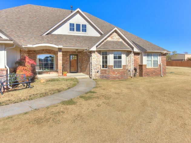 Image for 5861 Whispering Lakes Dr, Noble, OK - Beautiful Home, Shop, & Acreage