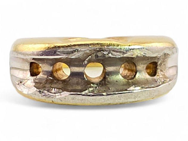 18k Yellow Gold & Platinum Ring