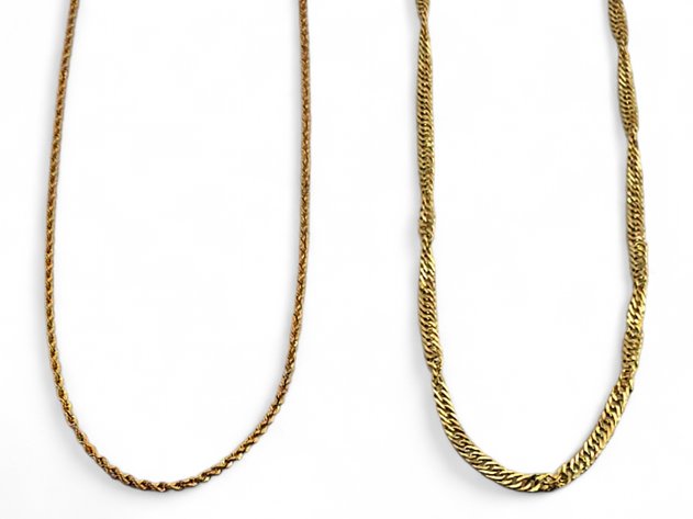 10k & 14k Yellow Gold Necklaces