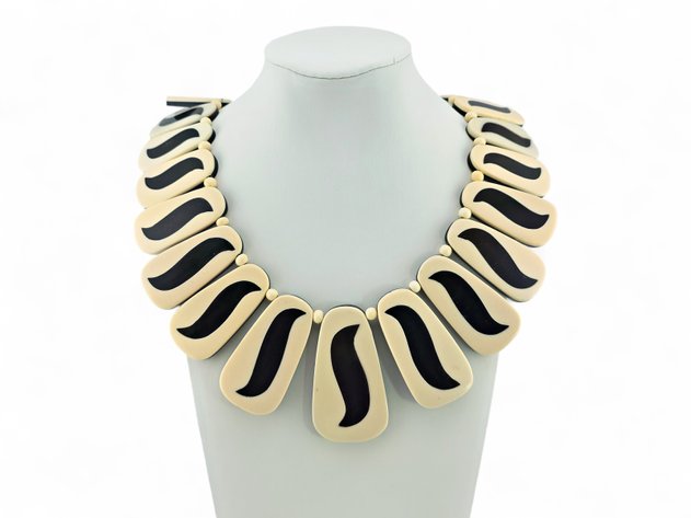 Walrus Ivory & Baleen Statement Necklace
