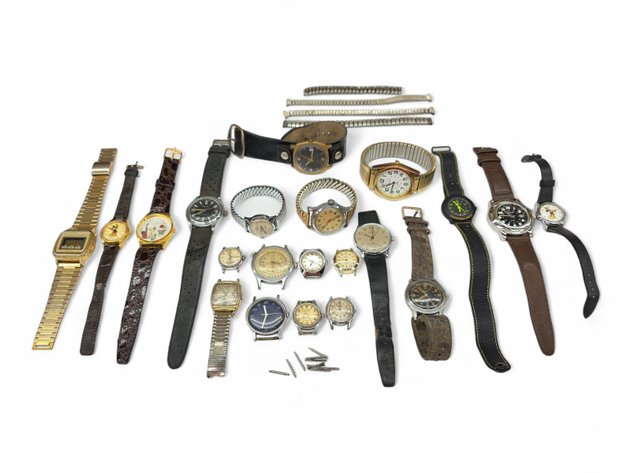 Timex, Bell, Disney, Watch-It & More Wristwatches, Cases, Bands & More
