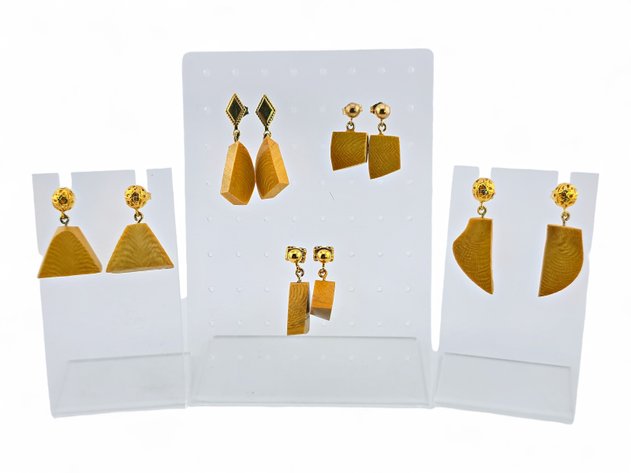 Mammoth Ivory Dangle Earrings