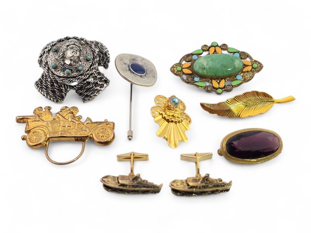 Pins, Brooches & Cufflinks