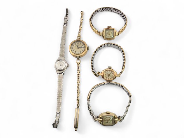 Women's Elgin, Gruen & Bulova Wristwatches