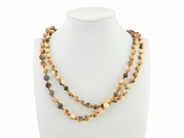 Walrus Ivory Beaded Necklace