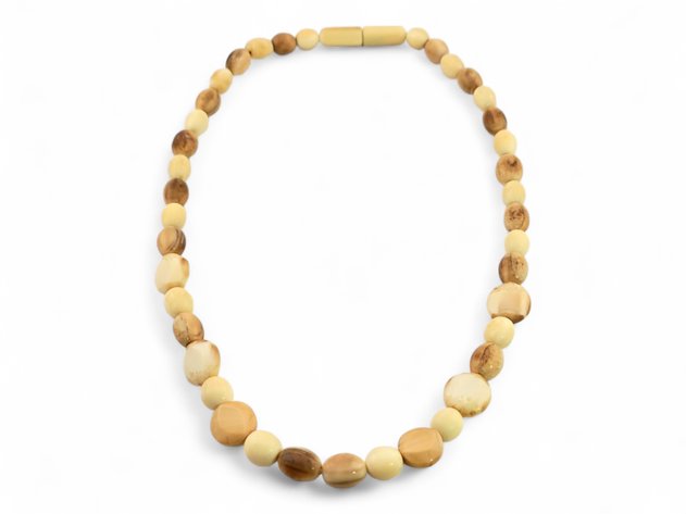 Walrus Ivory Beaded Necklace