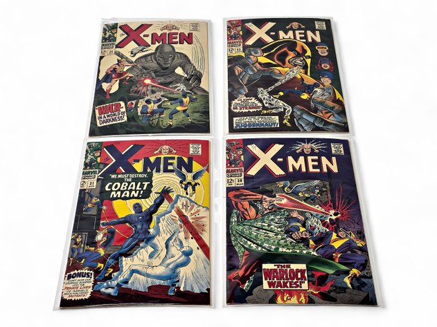 Marvel X-Men Comic Books #30, 31, 33 & 34 - 