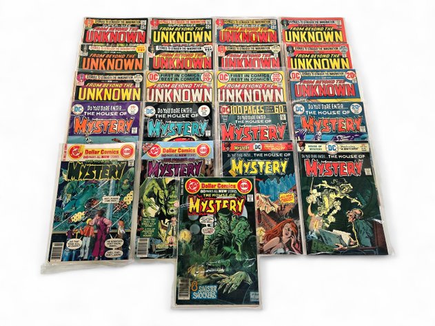 21x DC From Beyond the Unknown & The House of Mystery Comic Books