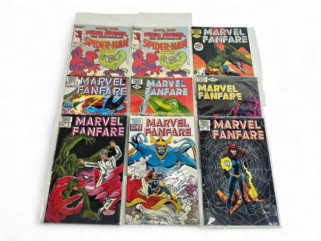 Marvel Peter Parker, The Spectacular Spider-Man & Marvel Fanfare Comic Books