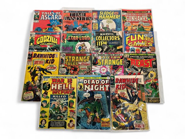 15x Marvel Comic Books - Tales of Asgard, Time Bandits, Rawhide Kid & More