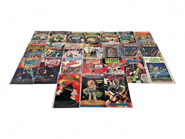 24x Captain Victory, It's Science, E-Man, Twisted Tales & More Comic Books