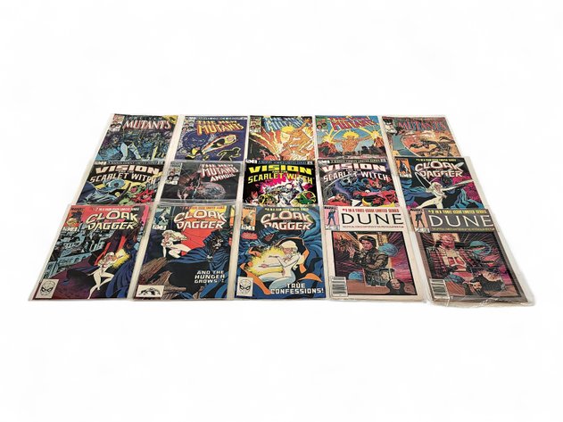 15x Dune, Cloak and Dagger, New Mutants, Vision and the Scarlet Witch & More Comic Books