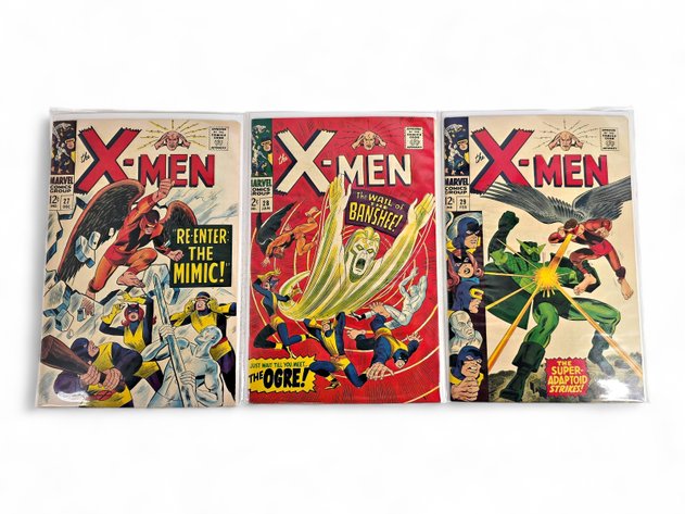 Marvel X-Men #27, #28, #29 Comic Books