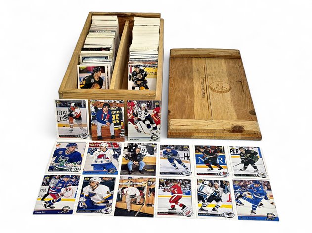 Upper Deck Hockey Trading Cards w/ Wooden Box