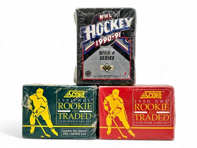 1990 & 1991 Upper Deck & Score NHL Trading Cards