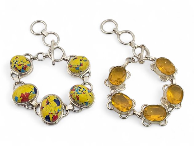 Stone Link Bracelets