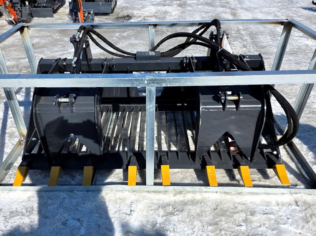 Hydraulic Rock Grapple Bucket - LandHonor - RGB-11-72W