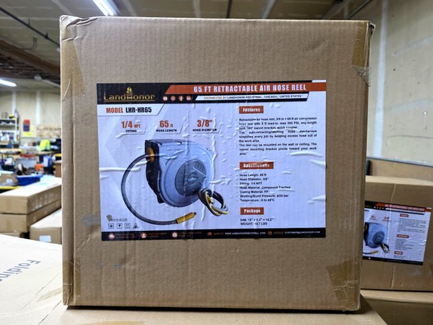 65' Retractable Air Hose Reel - LandHonor - LHR-HR65