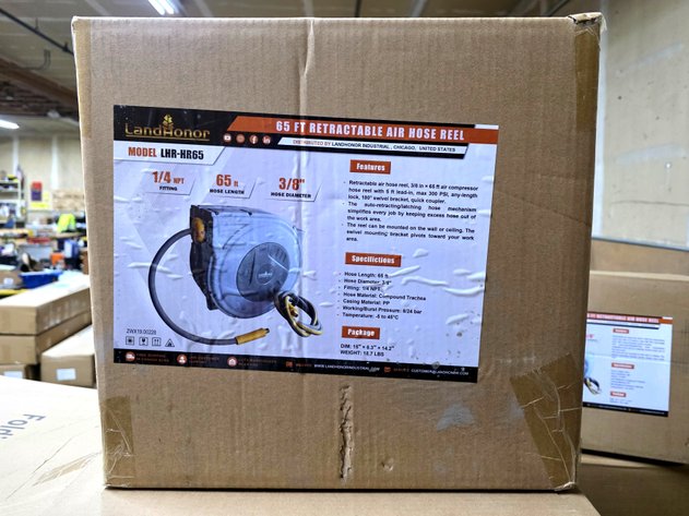 65' Retractable Air Hose Reel - LandHonor - LHR-HR65