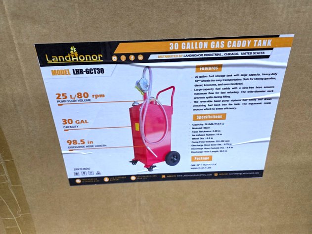30-Gallon Gas Caddy Tank - LandHonor - LHR-GCT30
