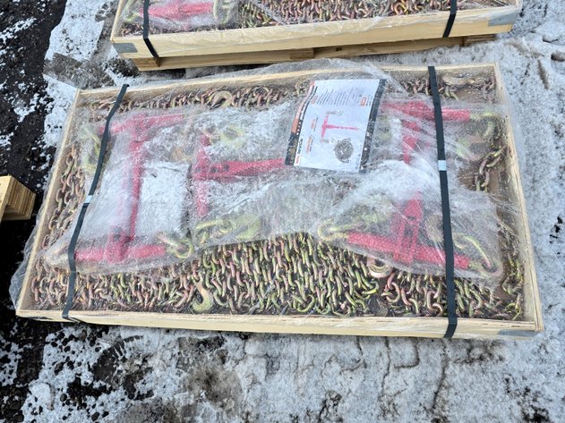 9200 lb Ratchet Binders & G70 Transport Chains (Total QTY 15) - LandHonor - LHR-RC9200