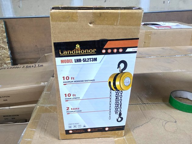 2-Ton Hand Chain Hoist - LandHonor - LHR-SL2T3M
