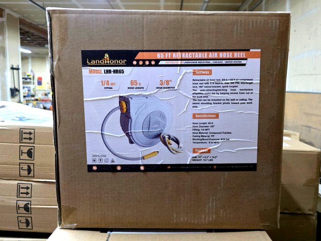 65' Retractable Air Hose Reel - LandHonor - LHR-HR65