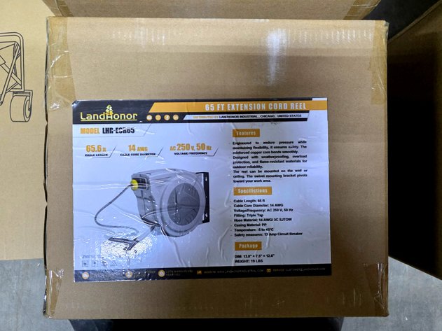 65' Extension Cord Reel - LandHonor - LHR-ECR65