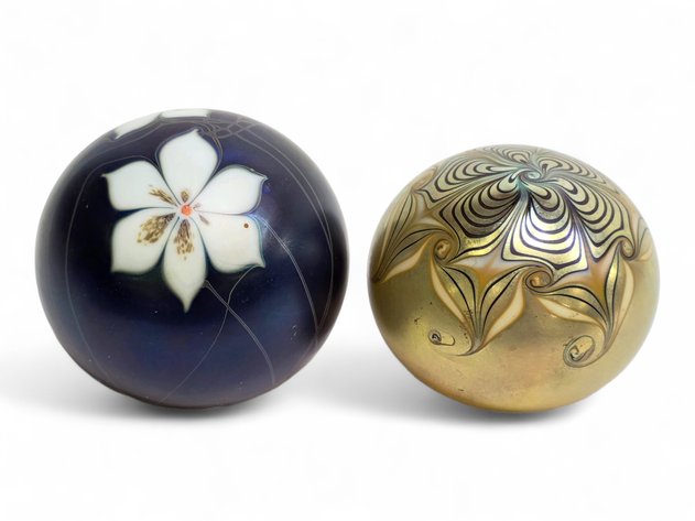 Stephen Smyers & Zephyr Studios Glass Paperweights