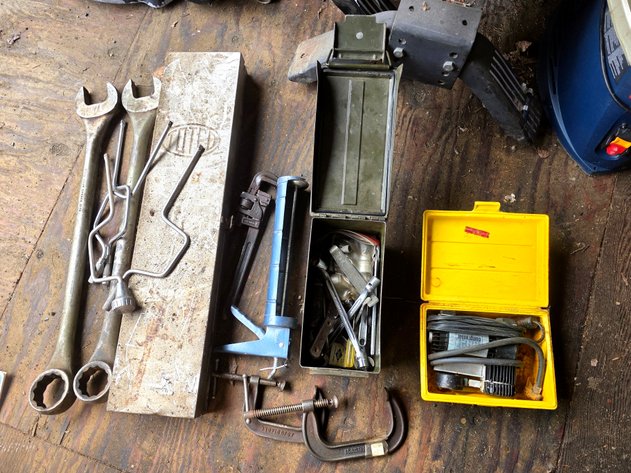 Ammo Can, Toolboxes, Air Compressor & Tools