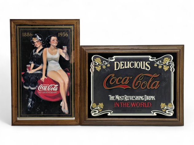 Coca-Cola 50th Anniversary & Intercraft Industries Mirror