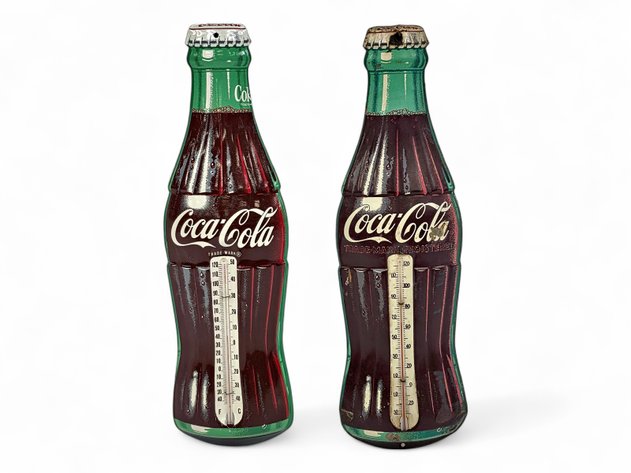 Coca-Cola Metal Wall Thermometers