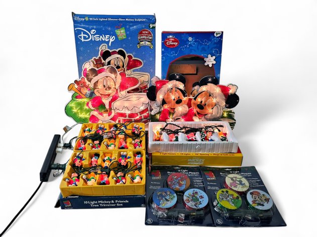 Mickey Mouse & Friends String Lights, Lighted Sculptures, Tree Plaques & More