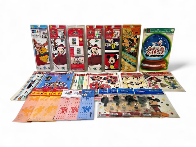Disney's Mickey Mouse & Friends Window Clings, Stick-Ups, Stencils & More