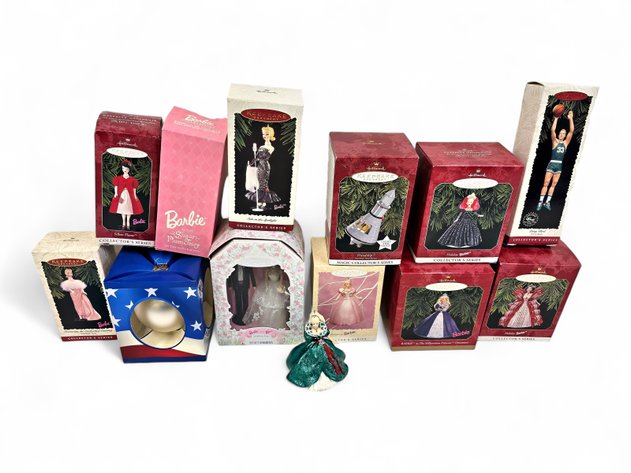 Hallmark Keepsake Ornaments - Barbie, Larry Bird, Friendship 7 & Others