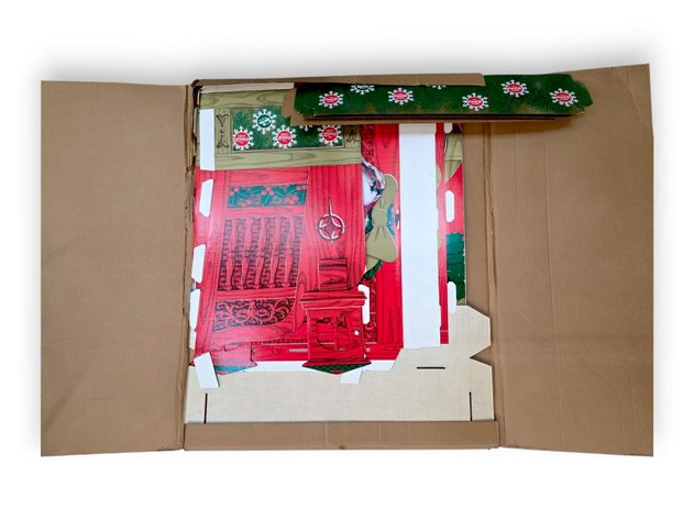 Coca-Cola Santa Sleigh Cardboard Display