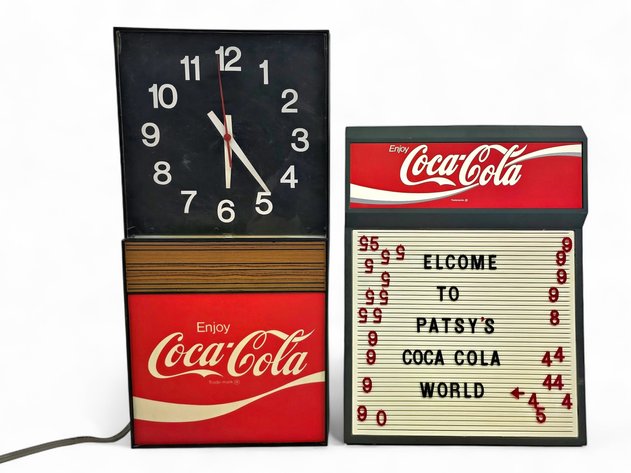 Coca-Cola Clock & Menu Board