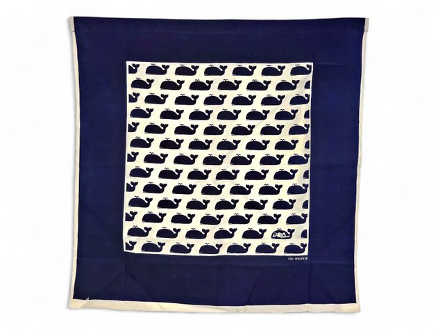Rie Muñoz Jonah & the Whale Silkscreen Scarf c.1982