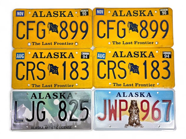 Alaska License Plates