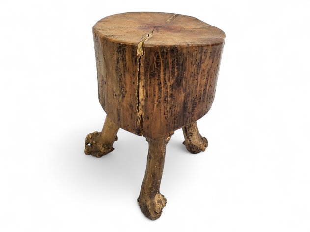 Rustic Wooden Stool
