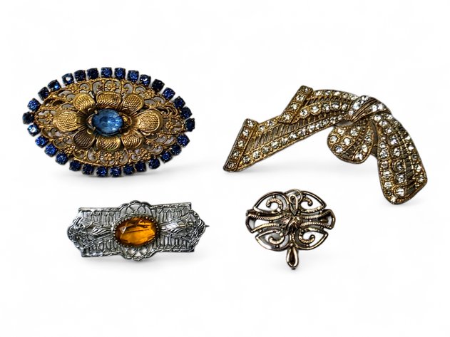 Bates & Bacon Pin & More Antique Brooches