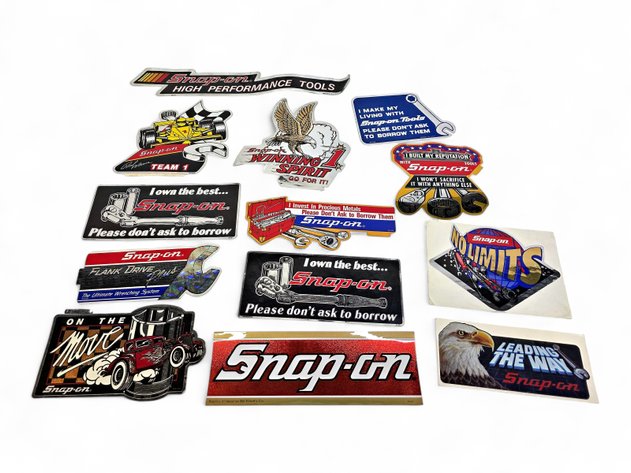 13x 1970-80s Snap-on Decals