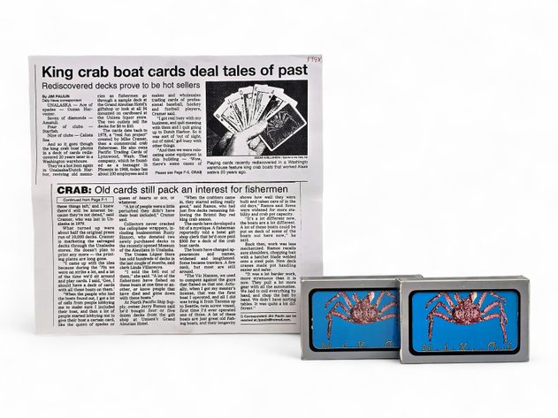 Alaska King Crab Boat Playing Cards