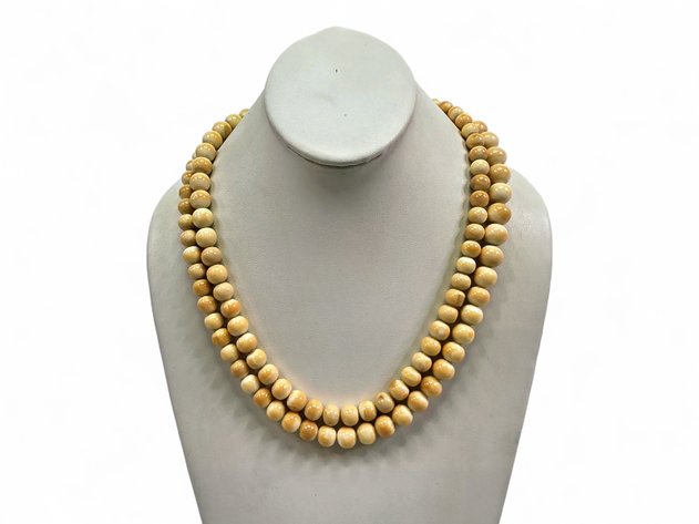 Fossilized Walrus Ivory Necklace