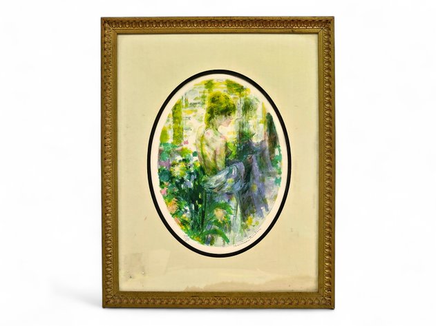 Harrison Rucker Woman in Garden Print