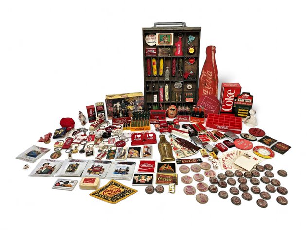 Coca-Cola Shadow Box, Coasters, Keychains & More