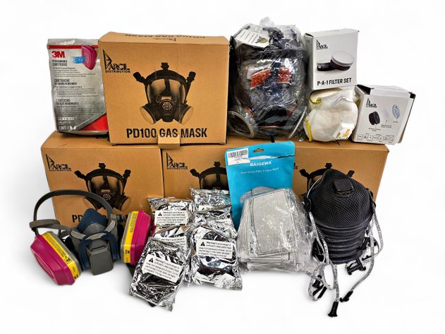 Parcil PD-100 Masks & Filters, Moldex Respirators, 3M Quick Latch & More