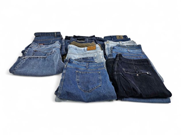 10x Pairs of Wrangler, South Pole, Faded Glory, Cherokee Pants & Shorts