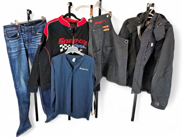 Snap-On, Carhartt & BKE Apparel - Jackets, Shorts, Apron & Jeans